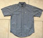 Ralph Lauren bloes S 128 134 140 blauw wit geruit, Gebruikt, Overhemd of Blouse, Ophalen of Verzenden, Jongen