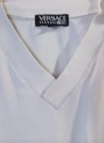 Versace T-shirt van zijde maat L, Ophalen of Verzenden, Gedragen, Wit