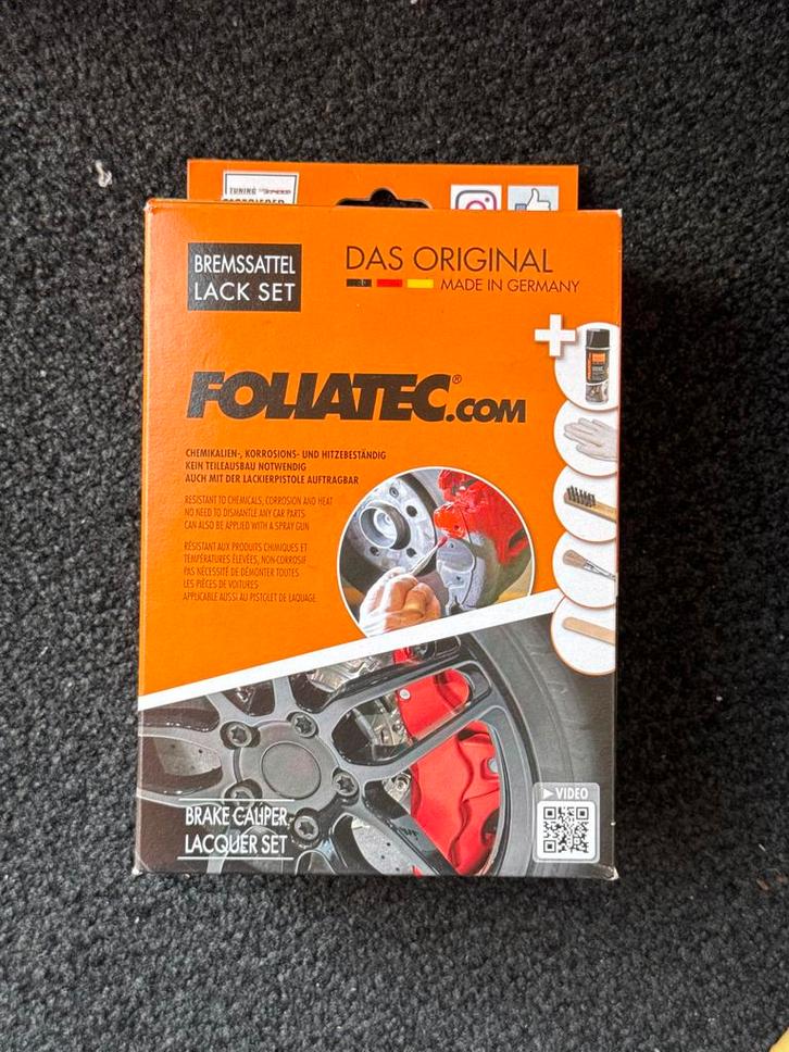 Foliatec Remklauw Verf Set GT blauw - 7 Delig, Auto diversen, Tuning en Styling, Ophalen of Verzenden