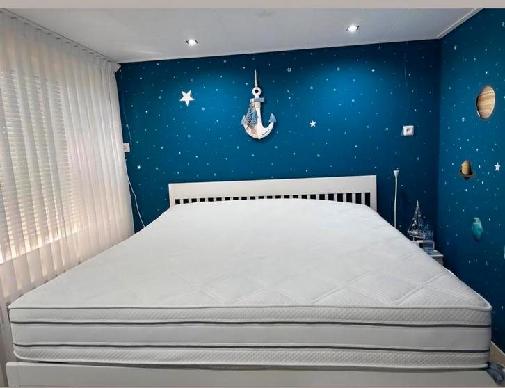Pocketvering Matras 160x200, Huis en Inrichting, Slaapkamer | Matrassen en Bedbodems, Zo goed als nieuw, Matras, 160 cm, 200 cm