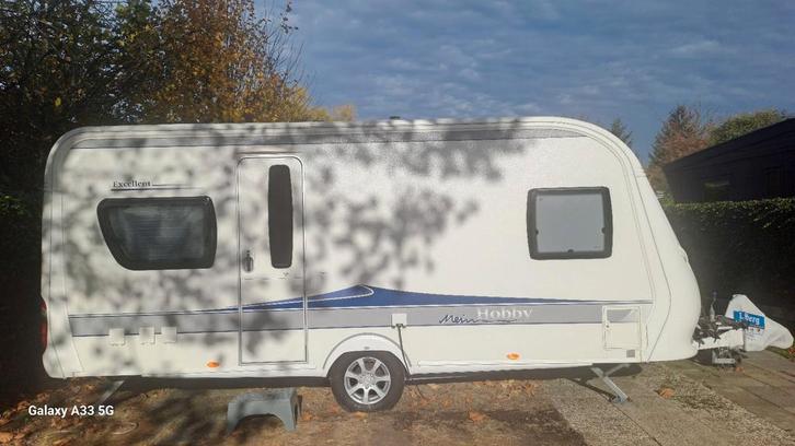 Hobby 495 UFE Excellent 2010 met Voortent, Caravans en Kamperen, Caravans, Particulier, Ophalen