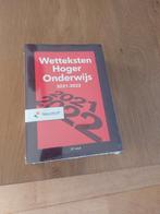 Wetteksten Hoger Onderwijs 2021-2022, Boeken, Studieboeken en Cursussen, Nieuw, Ophalen of Verzenden