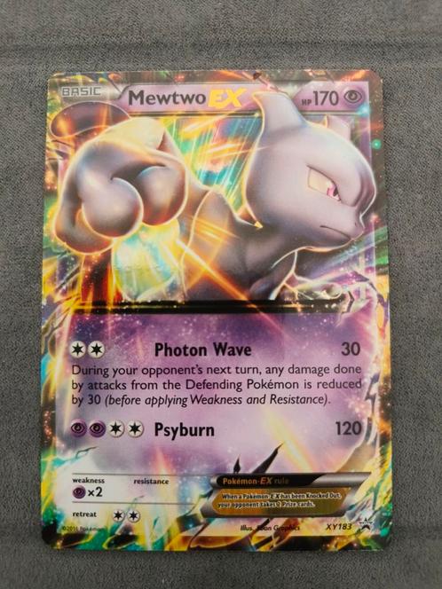 Mewtwo EX, Hobby en Vrije tijd, Verzamelkaartspellen | Pokémon, Zo goed als nieuw, Losse kaart, Ophalen of Verzenden