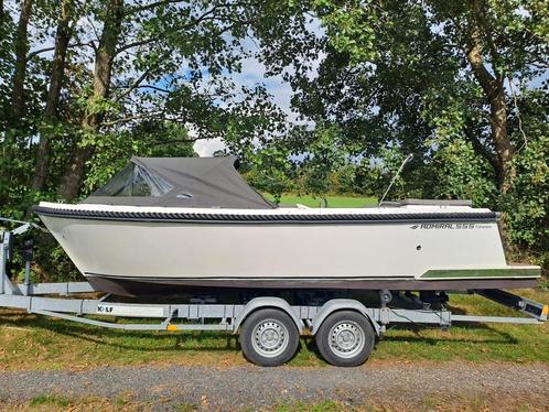 Sloep Admiral 555 tender 30 pk Suzuki, Watersport en Boten, Sloepen, Zo goed als nieuw, 30 tot 50 pk, 3 tot 6 meter, Buitenboordmotor