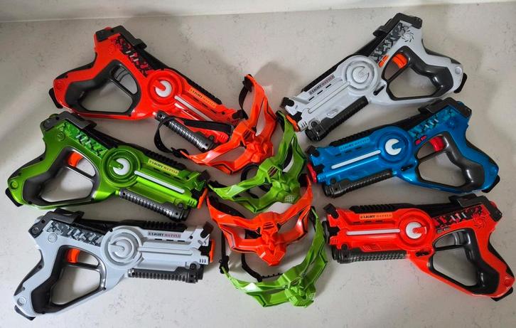 Themakist Lasergame light battle ter overname, Kinderen en Baby's, Overige Kinderen en Baby's, Zo goed als nieuw, Ophalen