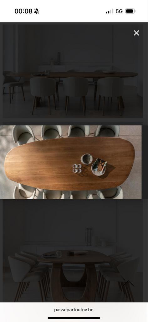 Grote Eettafel 240x125, Huis en Inrichting, Tafels | Eettafels, Gebruikt, 100 tot 150 cm, 200 cm of meer, Vijf personen of meer