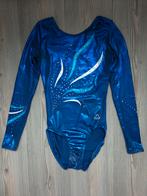 Turnpakje lange mouwen maat S, Sport en Fitness, Turnen, Blauw, Maat 36 t/m 42, Ophalen of Verzenden, Zo goed als nieuw
