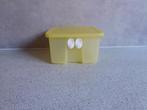 Tupperware Fridge Smart 1 Ltr. 15x15x8 cm. Geel, Huis en Inrichting, Keuken | Tupperware, Ophalen of Verzenden, Zo goed als nieuw