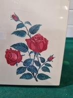 medicijnkastje vintage met roos, Ophalen of Verzenden