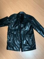 Echte leren jas, wijd model!, Kleding | Dames, Jassen | Winter, Ophalen of Verzenden, Zo goed als nieuw, Maat 42/44 (L), Zwart