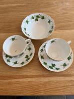 Colclough Kopjes en Schaaltje Klimop Motief, Antiek en Kunst, Antiek | Servies los, Ophalen of Verzenden