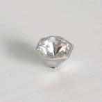Zilverkleurige Melano twisted transparant cz, Sieraden, Tassen en Uiterlijk, Bedels, Verzenden