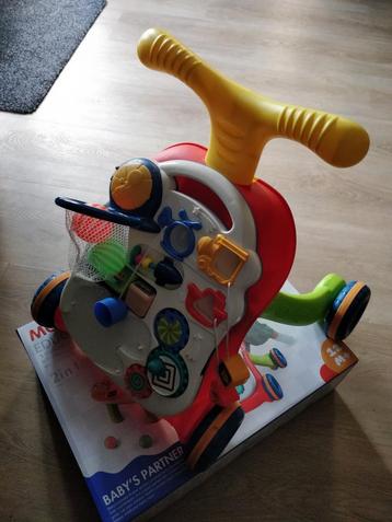 2 in 1 loopkar / loopwagen musical en stroller  beschikbaar voor biedingen