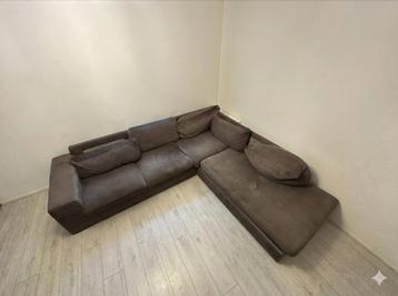 Hoekbank + 5 Eetkamerstoelen - GRATIS AF TE HALEN!