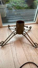 Metalen kerstboomstandaard goudkleurig, Ophalen