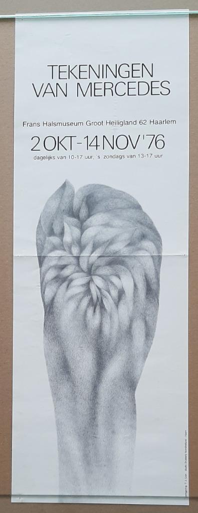 Tekeningen van Mercedes – Haarlem – 1976, Verzamelen, Posters, Zo goed als nieuw, Ophalen of Verzenden