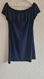 La dress off shoulder jurkje M Blauw, Ophalen of Verzenden, Zo goed als nieuw, Blauw, Boven de knie