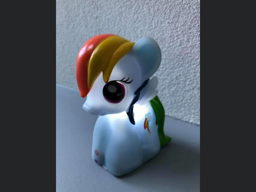 Nacht lampje pony, Ophalen of Verzenden, Zo goed als nieuw, Lamp