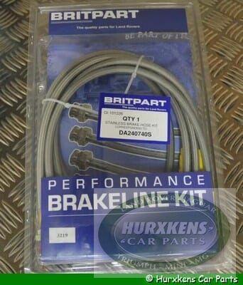 Rvs remslangen voor Range Rover Classic, Auto-onderdelen, Remmen en Aandrijving, Land Rover, Nieuw, Ophalen of Verzenden