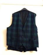 Als Nieuw GILET Spencer Groen Zwart schotse Ruiten 58 XL, Kleding | Heren, Kostuums en Colberts, Verzenden, Zo goed als nieuw