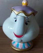 MEVROUW TUIT SPAARPOT-DISNEY THEEPOT MRS POTTS-, Verzenden, Zo goed als nieuw, Steen, Aardewerk of Keramiek, Strip- of Tekenfilmfiguur