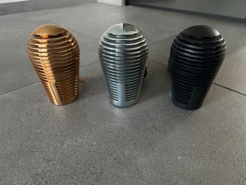 Metalarte Zen retro vintage lampen 1990 goud/zwart/chrome beschikbaar voor biedingen