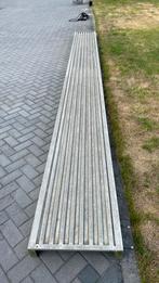 Loopbrug/ werkbrug zonder leuning. 6 m1 lengte, 60 cm breed, Doe-het-zelf en Verbouw, Steigers, Verzenden, Gebruikt, Overige typen