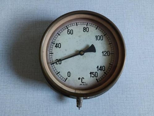 Antieke Temperatuurmeter, Antiek en Kunst, Antiek | Gereedschap en Instrumenten, Ophalen of Verzenden