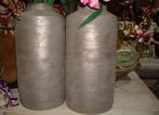 Vaas zilver 37 omtrek hoogte 50 cm, Ophalen, Steen, Overige kleuren, 50 tot 75 cm