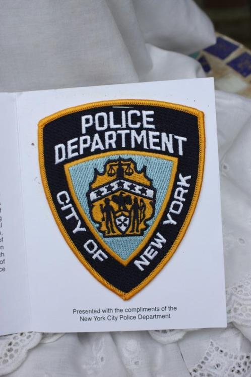 Police Department City of New York grote stoffen badge nieuw, Verzamelen, Militaria | Algemeen, Overige soorten, Embleem of Badge