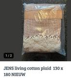 Nieuwe Jens Plaid - Katoen - 130 x 180 cm, Ophalen of Verzenden, Nieuw