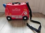 Trunki kinderkoffer brandweer, Sieraden, Tassen en Uiterlijk, Koffers, Ophalen, Gebruikt, Hard kunststof, Slot