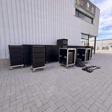 QSC WideLine-8 line array complete set beschikbaar voor biedingen