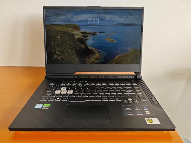 Asus ROG Strix GL531GT-BQ170T i7 32GB Gaming Laptop, Computers en Software, Windows Laptops, Gebruikt, 15 inch, HDD, SSD, 3 tot 4 Ghz