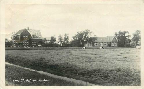 (380-270-019) Workum Chr Ulo School, Verzamelen, Ansichtkaarten | Nederland, Friesland, Verzenden