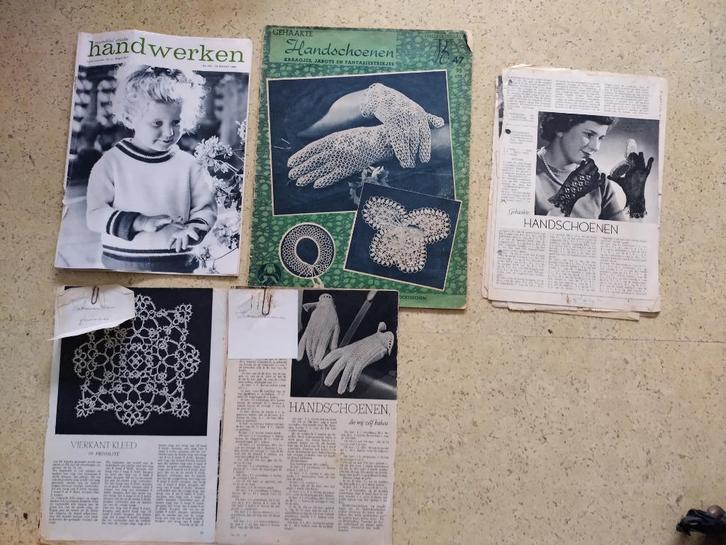 oude handwerktijdschriften, Hobby en Vrije tijd, Kledingpatronen, Gebruikt, Vrouw, Overige merken, Ophalen of Verzenden