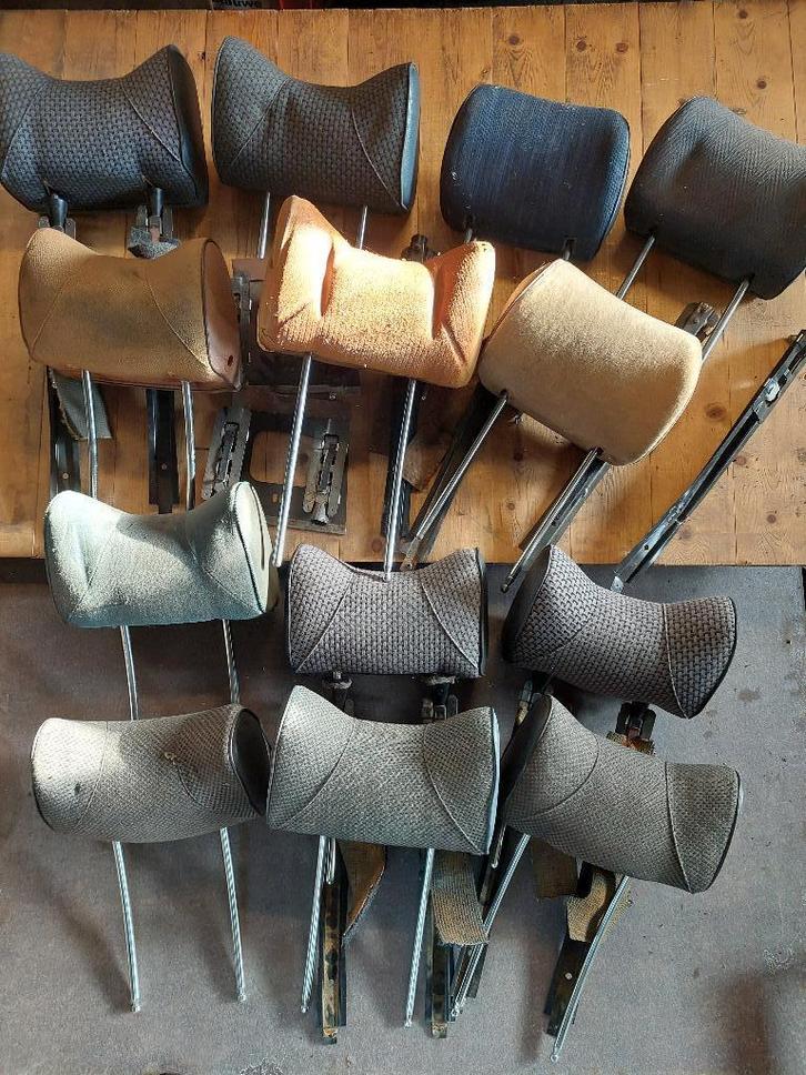 W114 W115 W116 W123 W124 hoofdsteunen met geleiders, Auto-onderdelen, Interieur en Bekleding, Mercedes-Benz, Oldtimer onderdelen