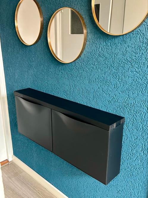 Plank in 3 maten voor op Ikea schoenenkast Trones mat zwart, Huis en Inrichting, Kasten | Schoenenkasten, Zo goed als nieuw, Ophalen of Verzenden