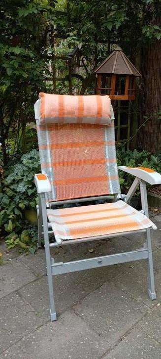 2 Campingstoelen Kampeerstoelen, verstelbaar en lichtgewicht, Caravans en Kamperen, Kampeermeubelen, Zo goed als nieuw, Campingstoel