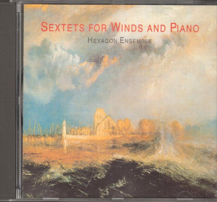 HEXAGON ENSEMBLE Sextets for Winds and Piano CD 9 track *DC, Cd's en Dvd's, Cd's | Klassiek, Zo goed als nieuw, Overige typen