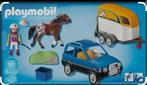 Playmobil 5223 Auto met trailer, Kinderen en Baby's, Speelgoed | Playmobil, Ophalen of Verzenden, Gebruikt, Complete set