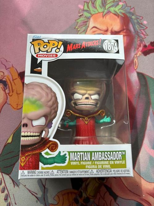Funko Pop! Mars Attacks! Martian Ambassador #1874, Verzamelen, Poppetjes en Figuurtjes, Nieuw, Ophalen of Verzenden
