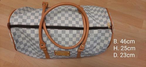Elegante Weekendtas, reistas, Sieraden, Tassen en Uiterlijk, Tassen | Reistassen en Weekendtassen, Gebruikt, Beige, Ophalen of Verzenden