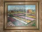 schilderij tulpenvelden, Antiek en Kunst, Kunst | Schilderijen | Klassiek, Ophalen