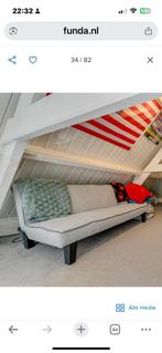 Slaapbank - 180 x 100 zgan - grijs - mooi en netjes, Huis en Inrichting, Slaapkamer | Slaapbanken, Ophalen, Tweepersoons, Zo goed als nieuw