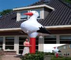 Opblaasbare Ooievaar 4 meter hoog huren Emmen Drenthe, Ophalen, Nieuw, Geboorte of Huwelijk
