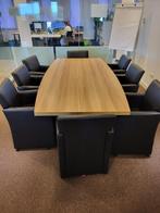 Vergadertafel met 8 stoelen, Zakelijke goederen, Kantoor en Winkelinrichting | Kantoormeubilair en Inrichting, Gebruikt, Vergader- of Presentatieruimte