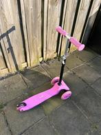 Roze kinderstep met lichtgevende wieltjes, Ophalen, Gebruikt, Gewone step