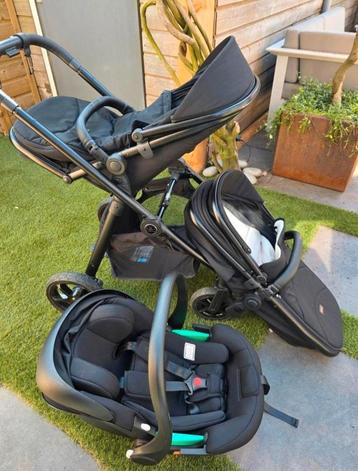 B.bee Pram Deluxe 3 in 1 Combiwagen Kinderwagen - Als nieuw! beschikbaar voor biedingen