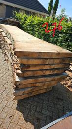 Amerikaans eiken stam gezaagd, tafelblad, schaaldelen 100cm, Doe-het-zelf en Verbouw, Hout en Planken, Ophalen, Eiken, Nieuw, Plank